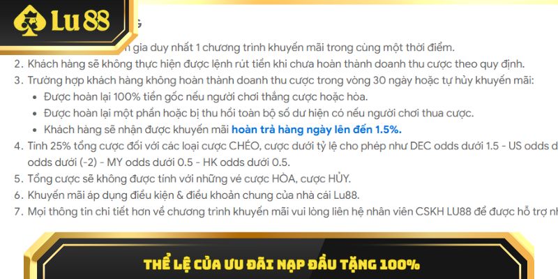 Thể lệ của chương trình
