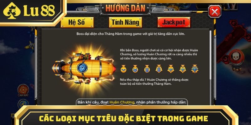 Các mục tiêu có đặc điểm khác nhau